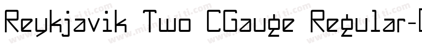 Reykjavik Two CGauge Regular字体转换